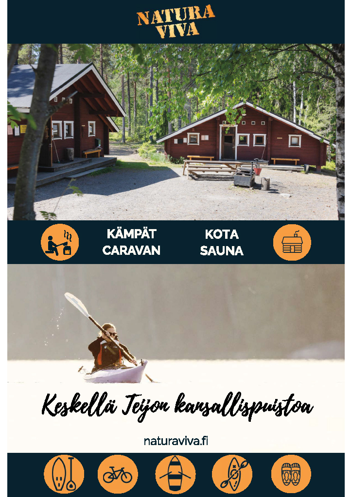 mainos natura viva teijon kansallispuistossa