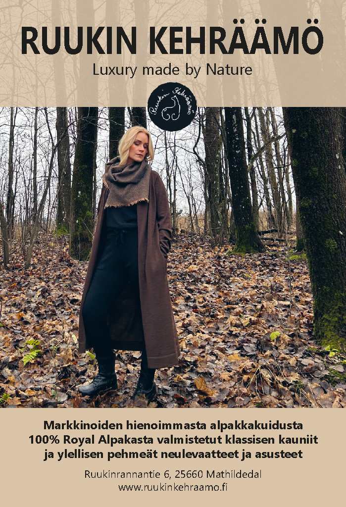 nainen metsässä ruukin kehräämö mathildedal