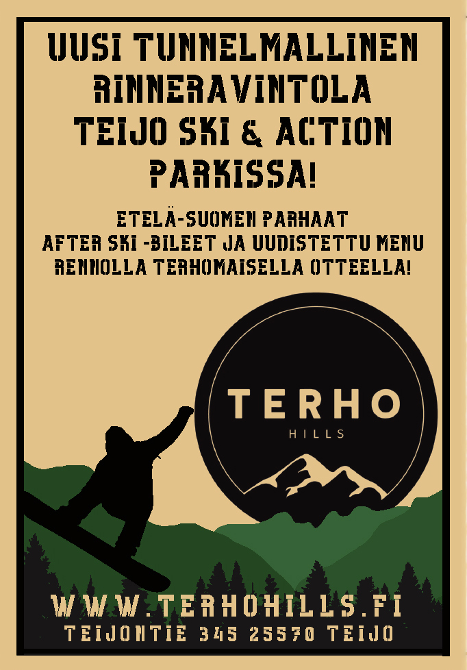 Teijo Ski & Action Park mainos
